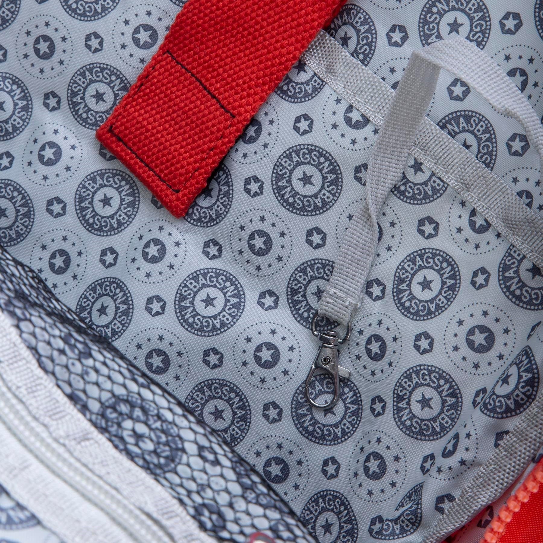 Nas Bag Unisex Büyük Boy Zararlı Kimyasal İçermeyen Waterproof Sırt Çantası Turuncu