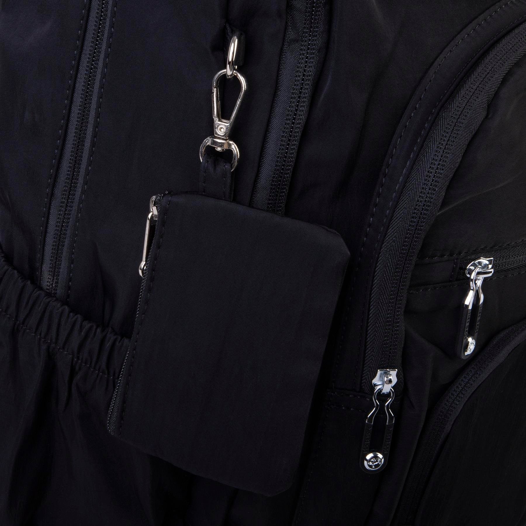 Nas Bag Unisex Hafif Büyük Boy Okul Çantası ve Spor Çantası Çok Gözlü Siyah