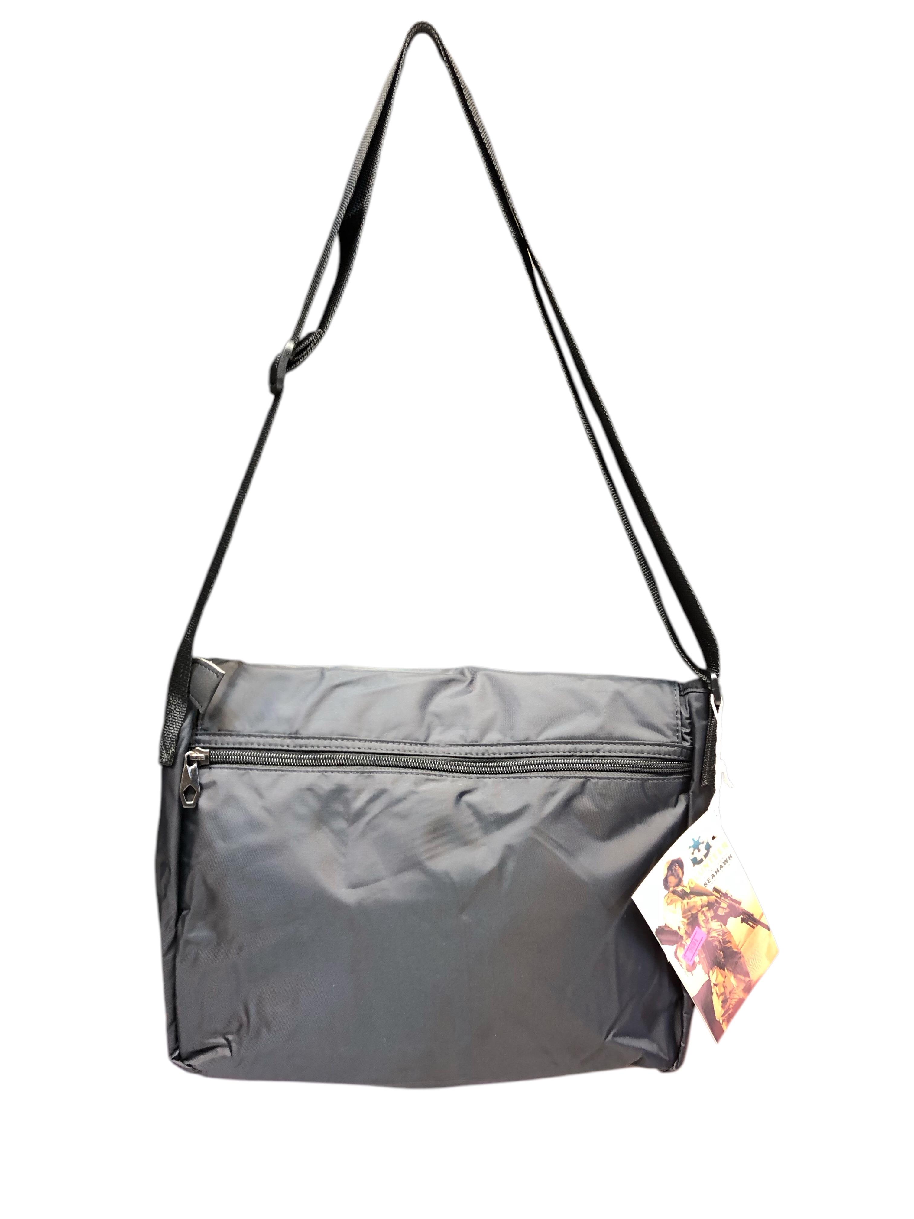 Siyah Volunteer postacı çanta ebat 24cm30