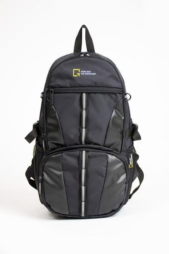 Unisex orta boy mega bags sırt çantası m-6005 siyah 40x24 cm