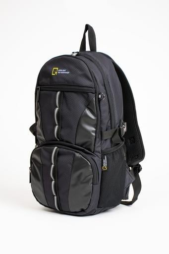 Unisex orta boy mega bags sırt çantası m-6005 siyah 40x24 cm