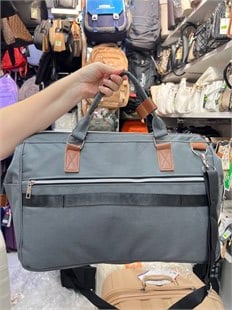  gri büyük çanta  anne bebek veya seyahat için Çantası  en 55cm boy 35cm derinlik 24