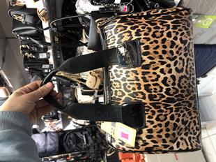  Leopar Miami Polo kadın 1204 kadın el çantası 