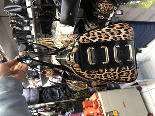  Leopar Miami Polo kadın 1204 kadın el çantası 