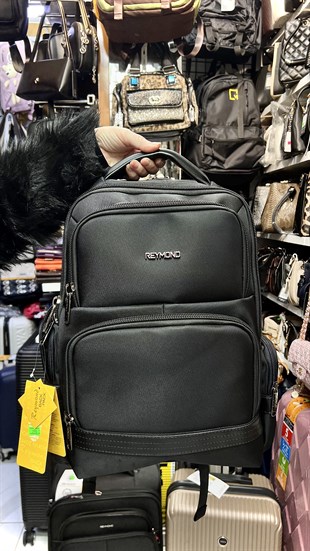  REYMOND Siyah Model 2011 Seyahat ve laptop  Sırt Çantası  uçak koltuk altı ebat 44cm32cm18