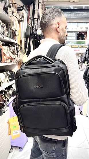  REYMOND Siyah Model 2011 Seyahat ve laptop  Sırt Çantası  uçak koltuk altı ebat 44cm32cm18