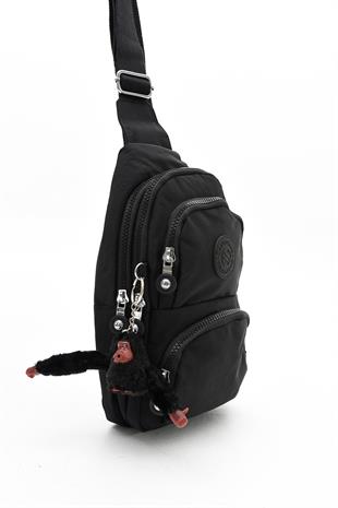  Sanmorris unisex krinkıl kumaş suya dayanıklı ayarlanabilir çapraz askılı body bag omuz çanta farklı renk seçenekleriyle stoklarımızda