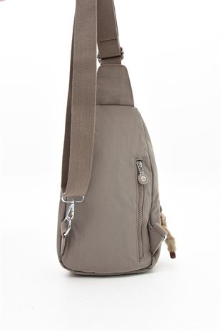  Sanmorris unisex krinkıl kumaş suya dayanıklı ayarlanabilir çapraz askılı body bag omuz çanta farklı renk seçenekleriyle stoklarımızda