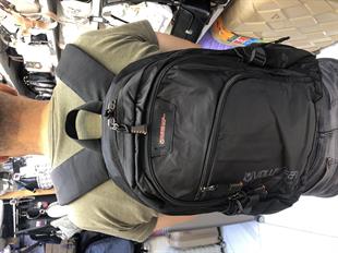  siyah Volunteer uni sex sırt çantası a kalite hafif kumaş orta büyük  ebat 50cm35cm