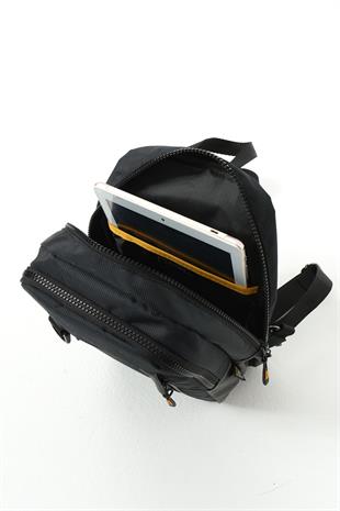 1035 siyah Mega Bag The Northwest Erkek Vücut Çantası