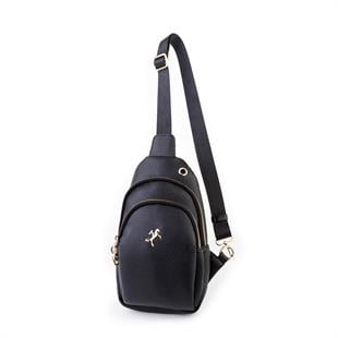 1070 Nas Bag Kadın Bel ve Body Bag Siyah Natural