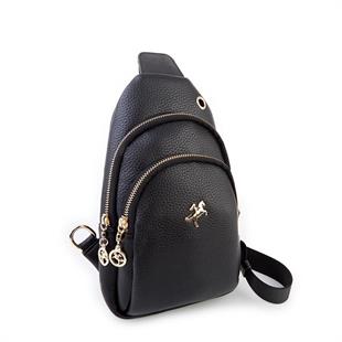 1070 Nas Bag Kadın Bel ve Body Bag Siyah Natural