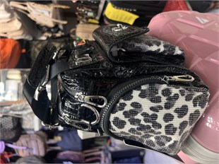 1130 leopar taşlı kadın sırt çantası iki gözlü şık tasarım ebat 30cm24 siyah leopar 