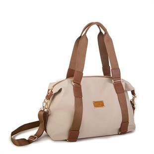 (1195) Nas Bag Kadın Büyük Boy Omuz Çantası Kum Taba Buzzy