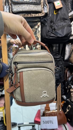 414 erkek el çantası bej taba 