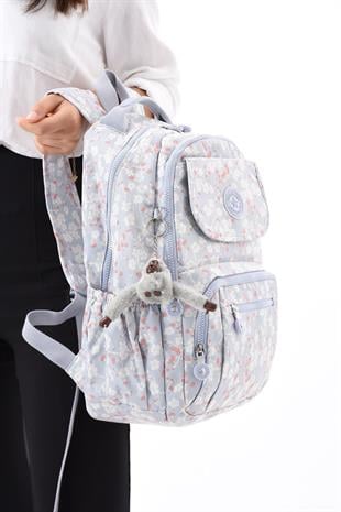 8866 Kenyon Cox Orta Boy Okul Ve Günlük Krinkıl Kumaş Sırt Çantası 40X30CmDerinlik 15 Cm