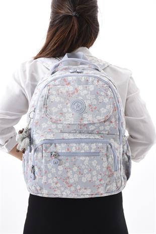 8866 Kenyon Cox Orta Boy Okul Ve Günlük Krinkıl Kumaş Sırt Çantası 40X30CmDerinlik 15 Cm