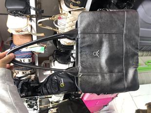 Antrasit Mega kadın omuz çantası 3 gözlü yumuşak deri ebat 36cm26 