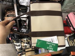 Bej Kadın impolo 1044 kol çantası ebat 30cm24