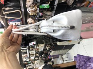 beyaz Kadın Midi Boy El ve Çapraz Çanta Kum Kahve Lopez