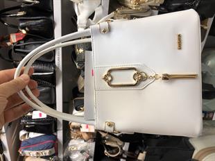 beyaz Şık kadın günlük ve abiye çantası ebat 20cm25 cm