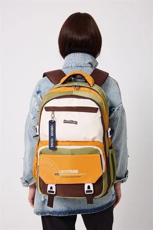 Büyük boy okul çantası forever young okul çantası unisex modem 