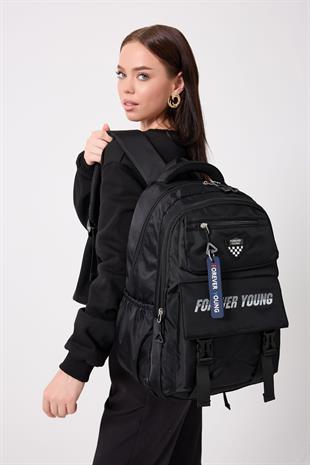 Büyük boy okul çantası forever young okul çantası unisex modem 