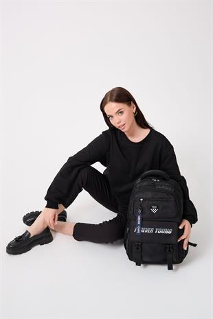 Büyük boy okul çantası forever young okul çantası unisex modem 