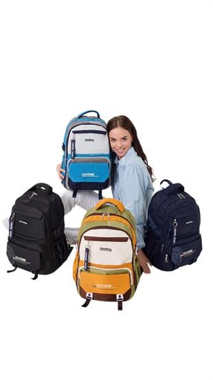 Büyük boy okul çantası forever young okul çantası unisex modem 