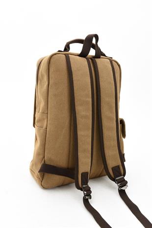 camel Kenyon Cox kanvas a kalite Erkek Sırt Çantası Kanvas Kumaş Ebat 42Cm32Cm
