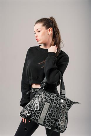 ÇÇS Kadın 18002 Omuz Ve El Çantası siyah