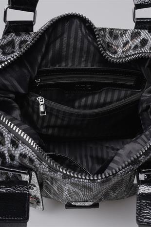 ÇÇS Kadın 18002 Omuz Ve El Çantası siyah