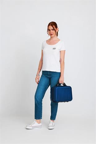 Coral High Lacivert Renkli Makyaj Çantası 16409