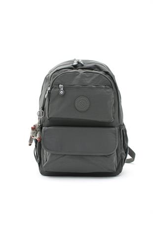 gri  Büyük boy okul ve günlük sırt çantası ebat45cm35