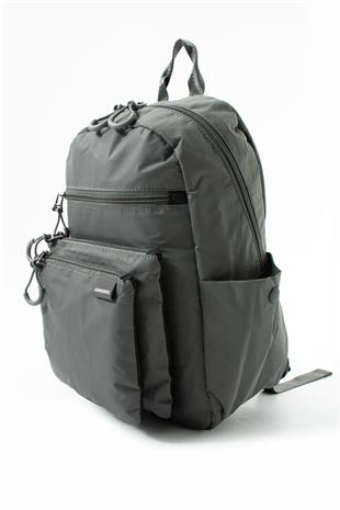 gri Çok hafif kadın orta boy sırt çantası Sanmorris ebat 36cm26