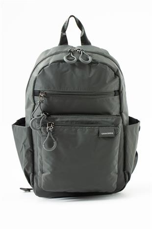 gri Çok hafif kadın orta boy sırt çantası Sanmorris ebat 36cm26