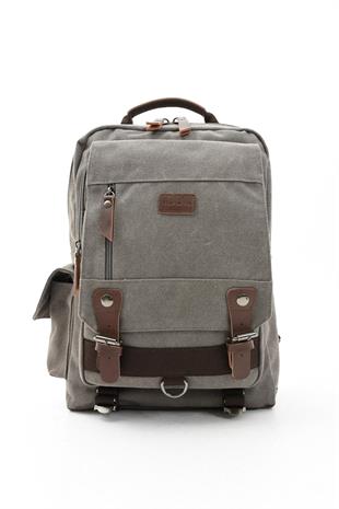 gri Kenyon Cox kanvas a kalite Erkek Sırt Çantası Kanvas Kumaş Ebat 42Cm32Cm