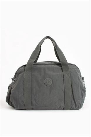 gri spor çantası günlük ve anne bebek çantası ebat 47cm32