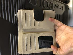 ImPolo Nili SiyahKamelEmpirme Baskı Kadın El Cüzdanı 10×17 Ebatında