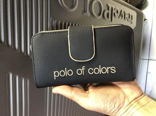 ImPolo Nili SiyahKamelEmpirme Baskı Kadın El Cüzdanı 10×17 Ebatında