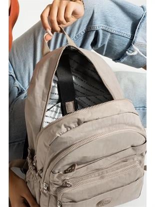 Kadın sırt çanta 30cm27cm orta boy kırinkil kumaş çanta 