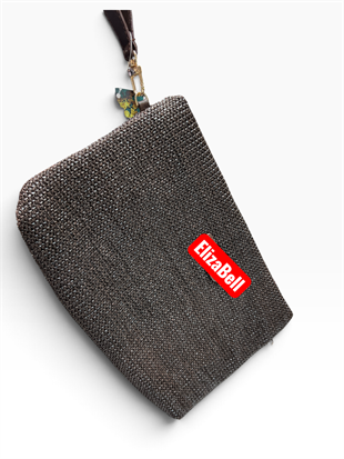 Kahve Kadın clutch çanta kılaç çanta portföy çanta el çantası ebat 20cm30