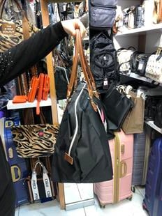 kapalı göz Siyah büyük çanta miki 55cm35cm