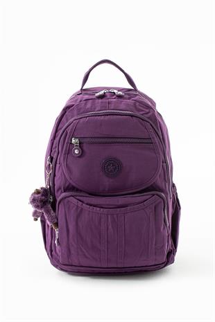 Kenyon Cox 8860 Mor Unisex Klınkır Maymunlu Günlük ve Okul Sırt Çantası