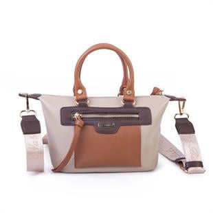 Koyu Krem kahve  Nas Bag Kadın Mini El ve Postacı Çantası 