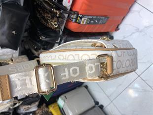 krem İm Polo çapraz askılı çanta 