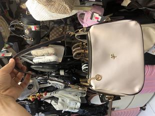 krem kahve pudramsı  Kadın Omuz ve Çapraz Çanta Çok Gözlü Şık Tasarım (28x18 cm