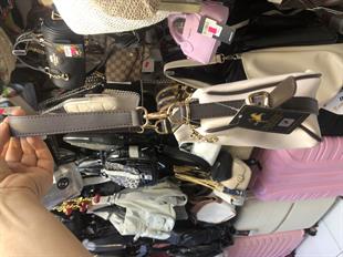 krem kahve pudramsı  Kadın Omuz ve Çapraz Çanta Çok Gözlü Şık Tasarım (28x18 cm