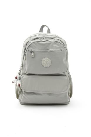 l grey Büyük boy okul ve günlük sırt çantası ebat45cm35