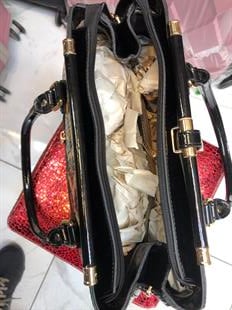 Leopar büyük boy kadın omuz çantası 853 ebat 35cm25